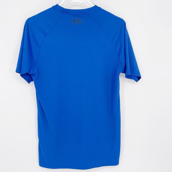 UNDER ARMOUR The Tech Tee Shirt - Men's Size Small - Royal Blue Loose - Picture 4 of 5